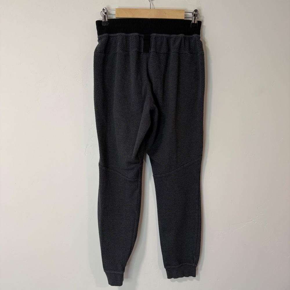 Lululemon Mens At Ease Joggers‎ Pants Small Charcoal Grey Textured Sweatpants